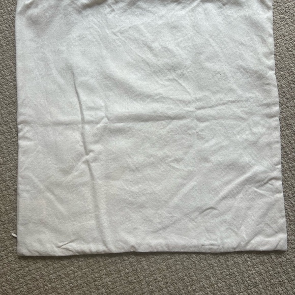 Pottery Barn Red and Ivory Embroidered Pillow Cover 20x20” - Picture 2 of 4